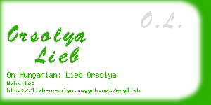 orsolya lieb business card